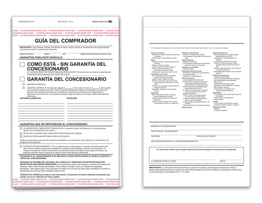 Buyers Guide - BG-2017-2 PT - AI-S - SPANISH - Qty. 100
