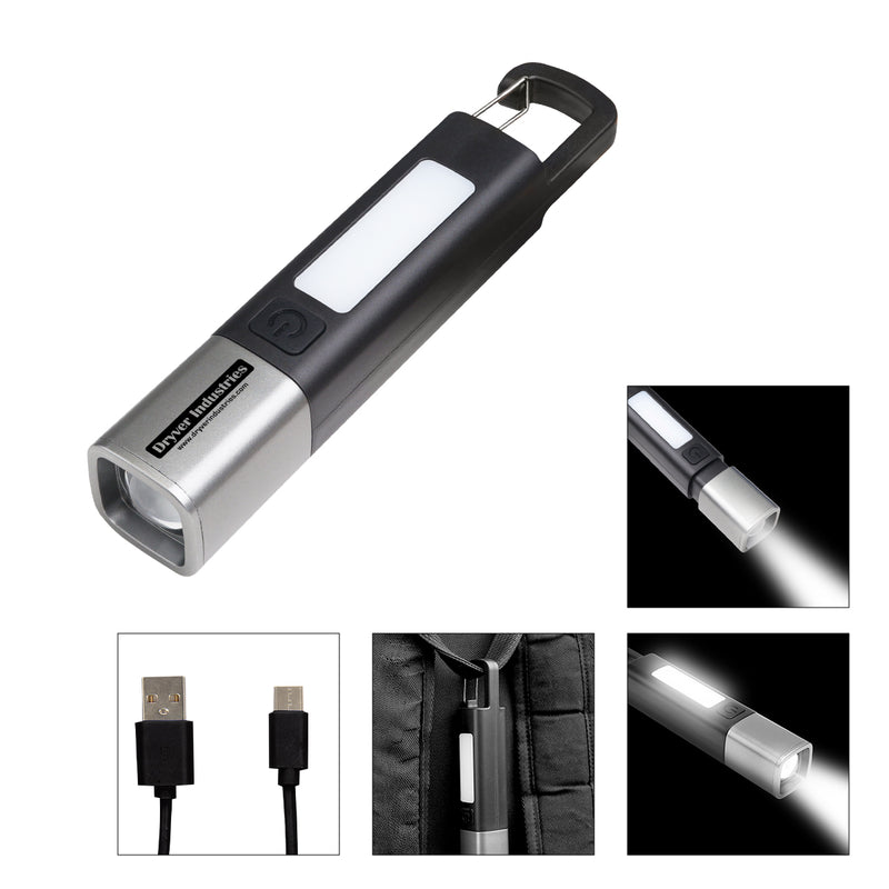 Load image into Gallery viewer, COB Safety Light With Carabiner

