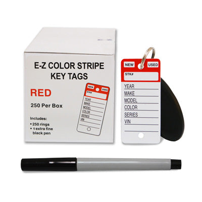 Load image into Gallery viewer, Versa-Tag® TOP STRIPE Key Tags (250)
