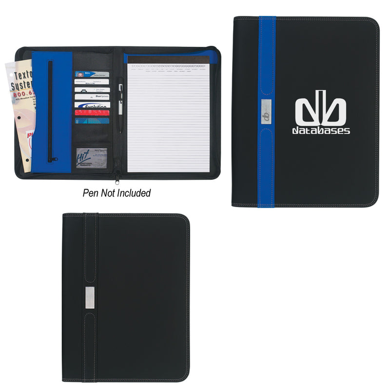 Load image into Gallery viewer, Contemporary Zippered Portfolio
