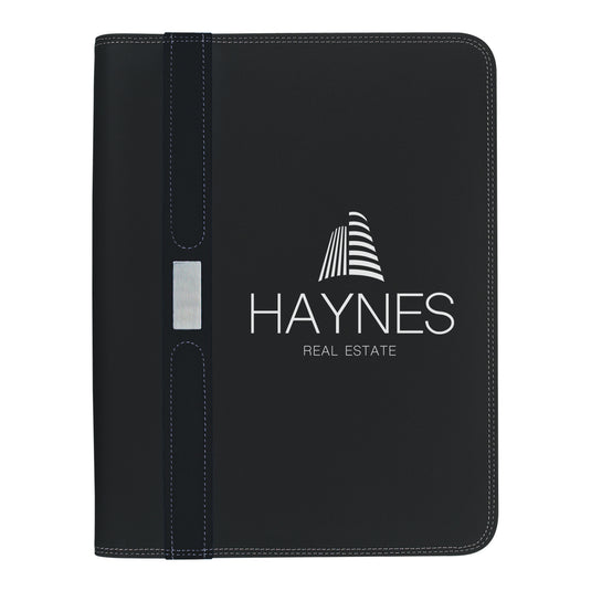 Contemporary Zippered Portfolio