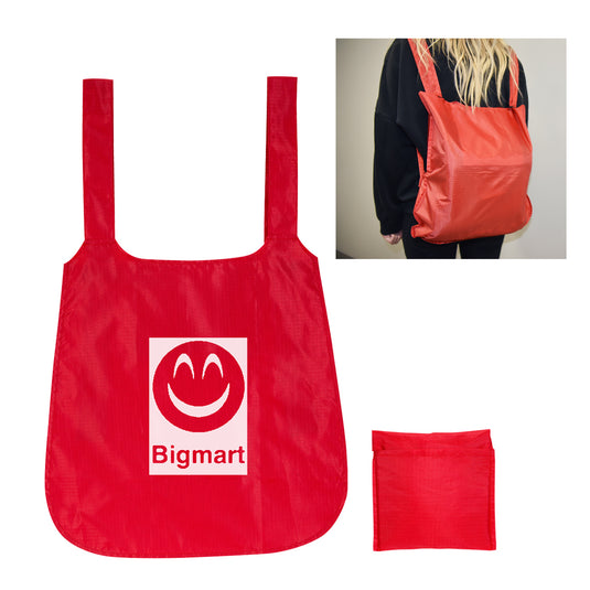 Convertible Ripstop Tote Bag Backpack