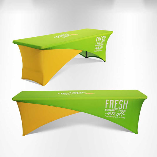 Cross-over Stretch Table Covers