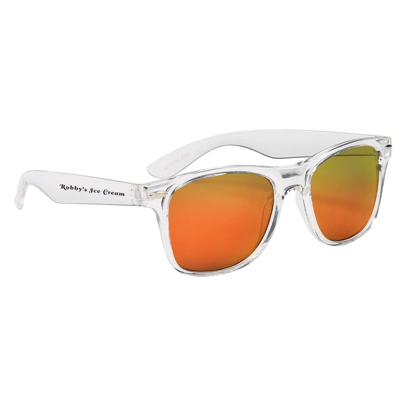 Load image into Gallery viewer, Crystalline Mirrored Malibu Sunglasses
