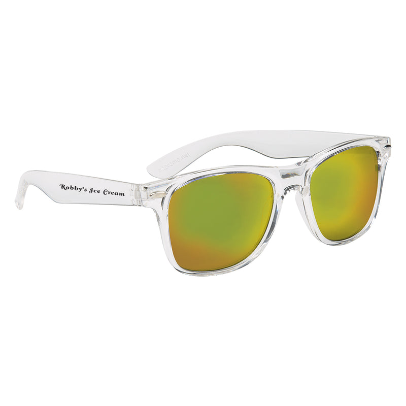 Load image into Gallery viewer, Crystalline Mirrored Malibu Sunglasses
