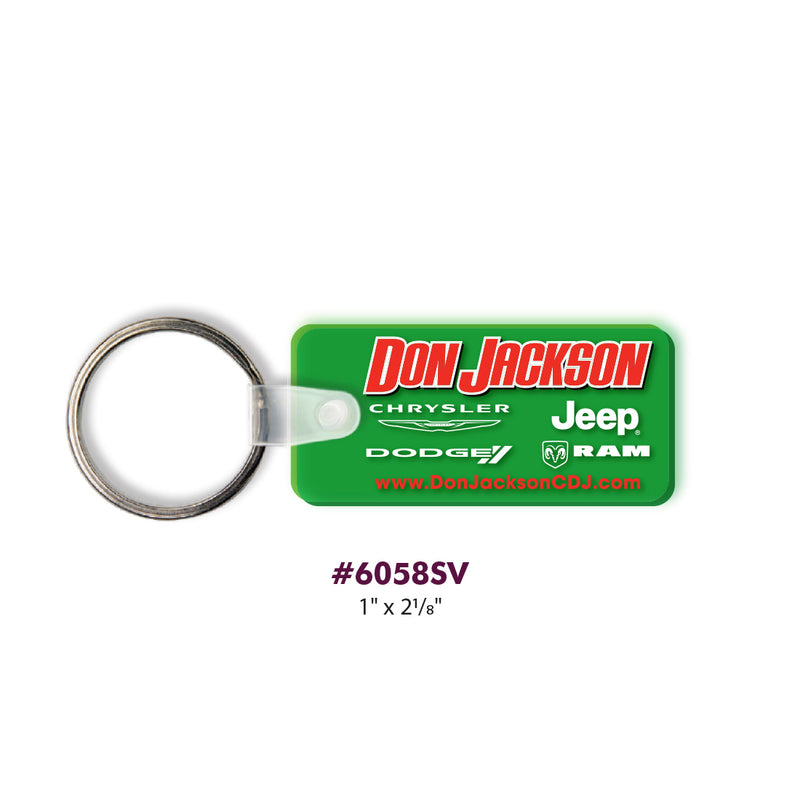 Load image into Gallery viewer, Custom Double Side Print Soft Vinyl Key Tags
