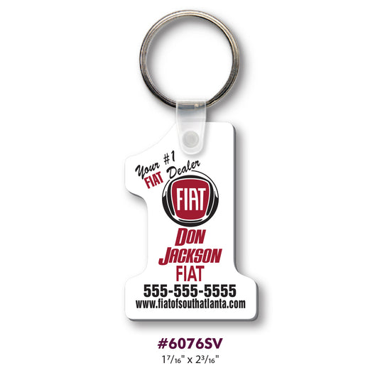Custom Double Side Print Soft Vinyl Key Tags