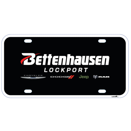 Custom Polyethylene License Plate Auto Tags 18mil - Full Color