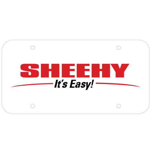 Custom Polyethylene License Plate Auto Tags 18mil - 2 Color