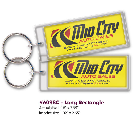 Custom Printed Acrylic Key Tags