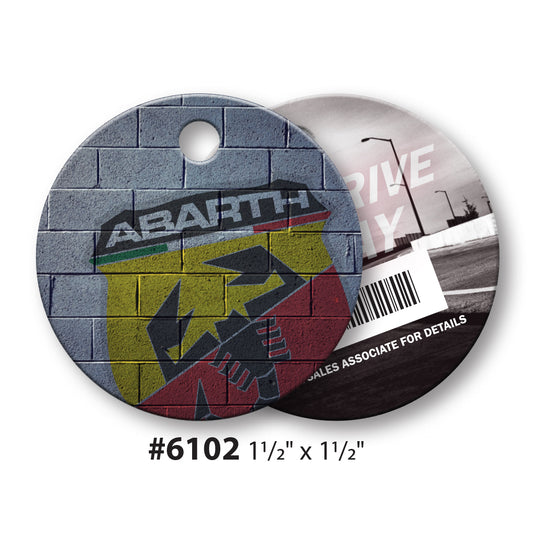 Custom Printed Over-Lam Key Tags- 30 mil.