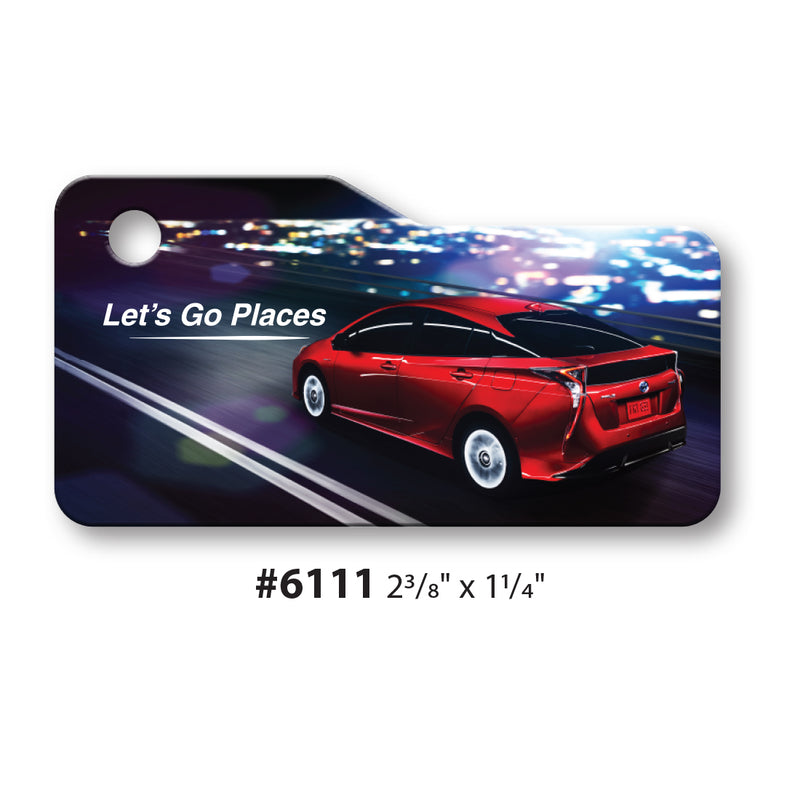 Load image into Gallery viewer, Custom Printed Over-Lam Key Tags- 30 mil.
