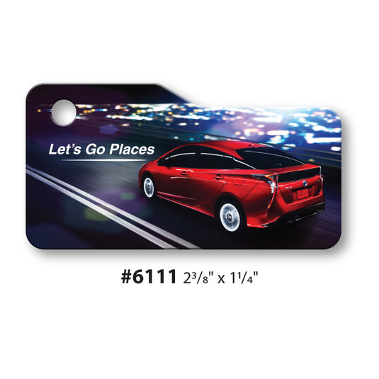 Custom Printed Over-Lam Key Tags- 30 mil.