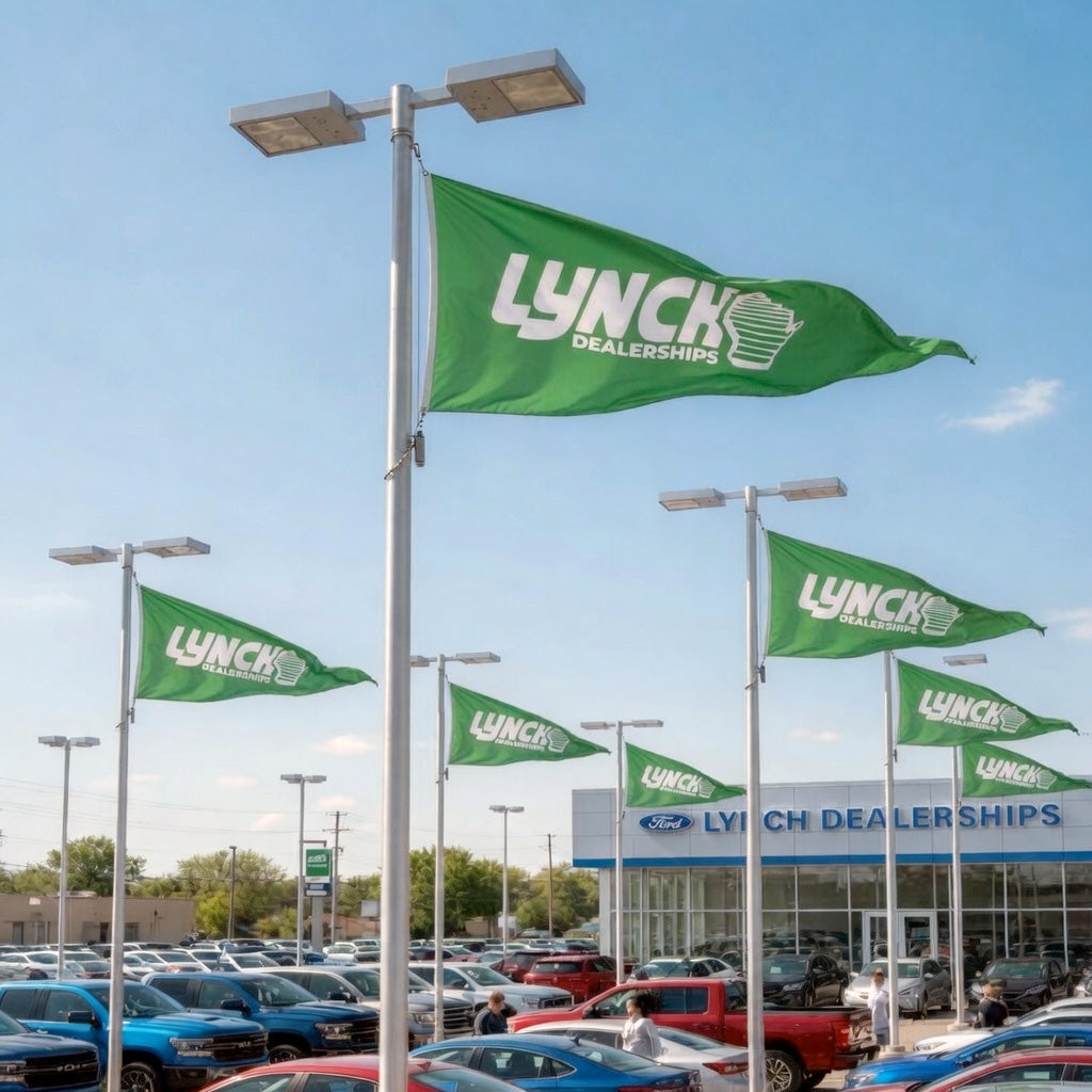 Custom Printed Triangle Flags