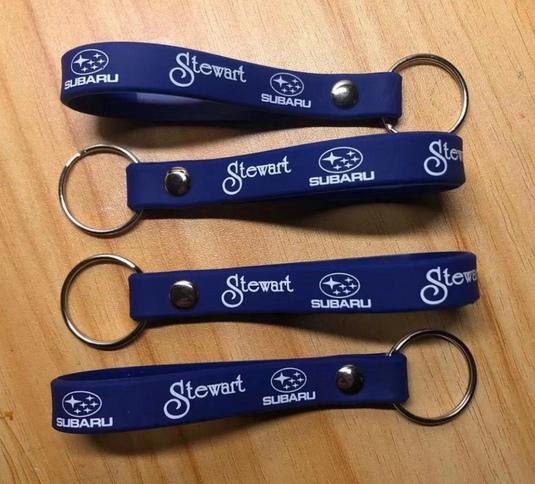 Custom Soft Rubber Loop Key Chain