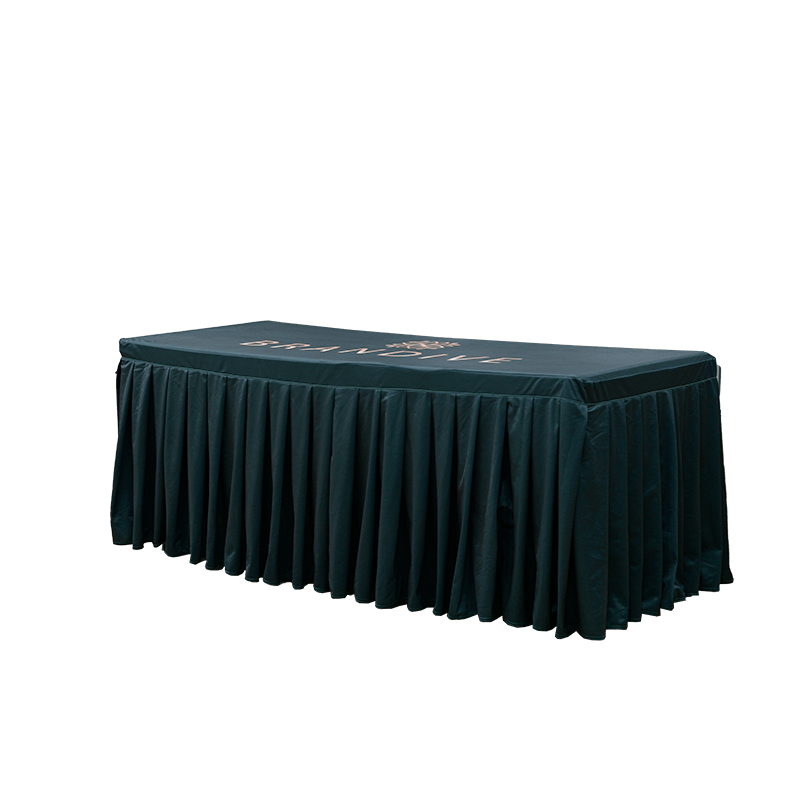 Load image into Gallery viewer, Custom Table Skirts With Top
