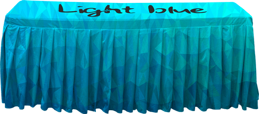 Custom Table Skirts With Top