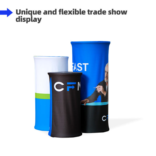 Display counter kit from My Store featuring a sleek countertop display with shelves and signage for retail presentation.