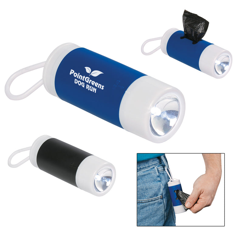 Load image into Gallery viewer, Dog Bag Dispenser With Flashlight

