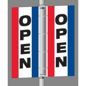 Load image into Gallery viewer, Double Sided Interceptor® Pole Banner Brackets (3ft)
