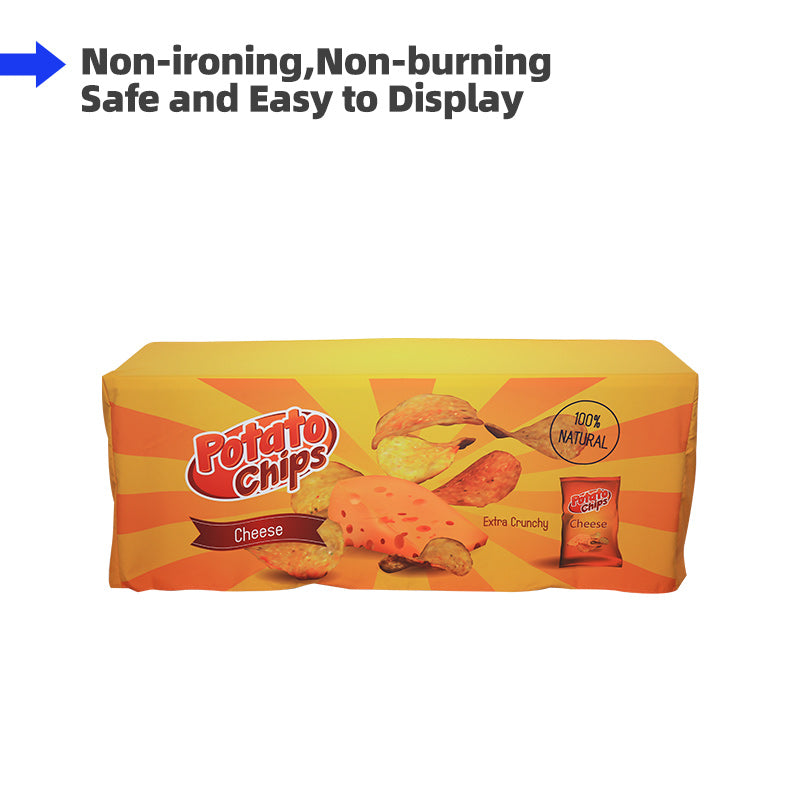 Load image into Gallery viewer, Fitted Table Covers with Open Back
