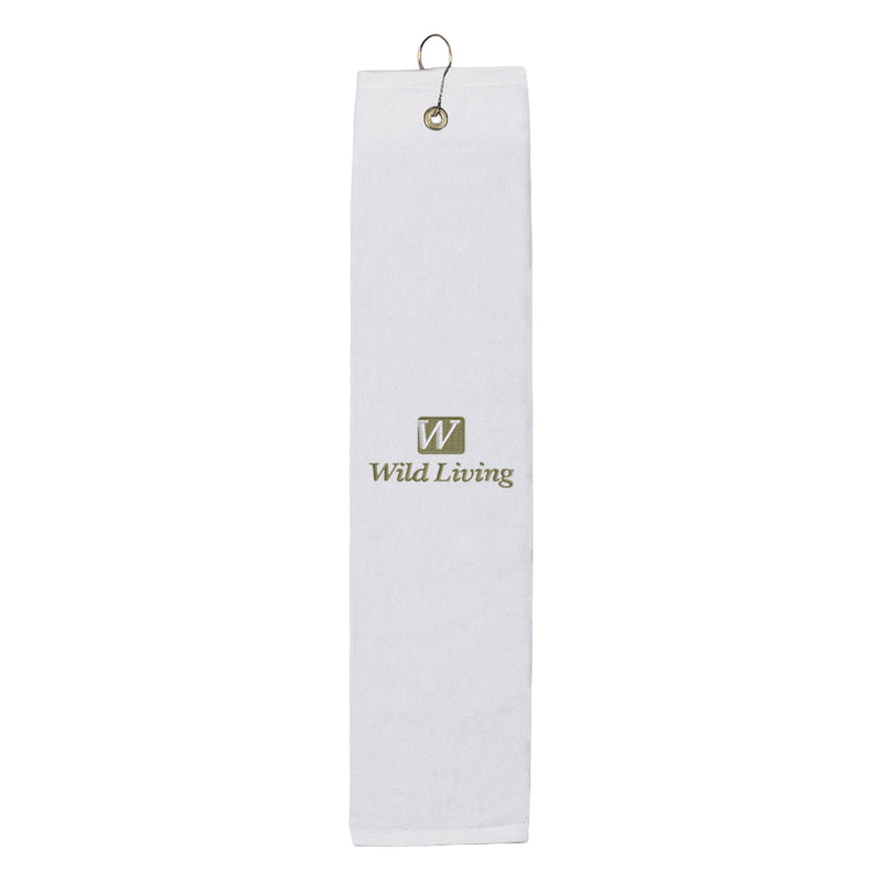 Load image into Gallery viewer, Embroidered Folded Golf Towel
