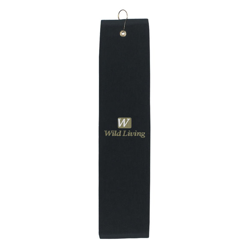 Load image into Gallery viewer, Embroidered Folded Golf Towel
