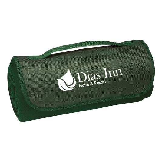 Embroidered Sweatshirt Roll-Up Blanket