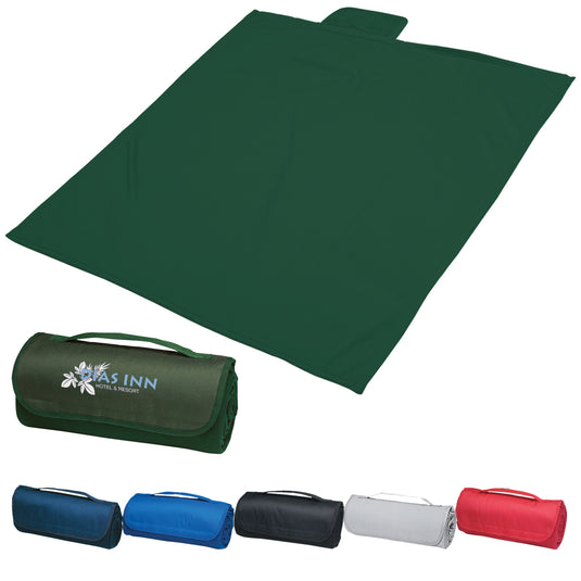 Embroidered Sweatshirt Roll-Up Blanket