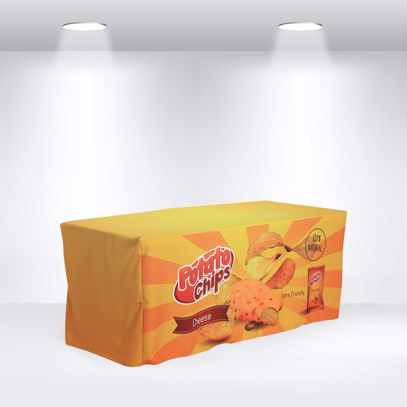 Load image into Gallery viewer, Fitted Table Covers with Open Back
