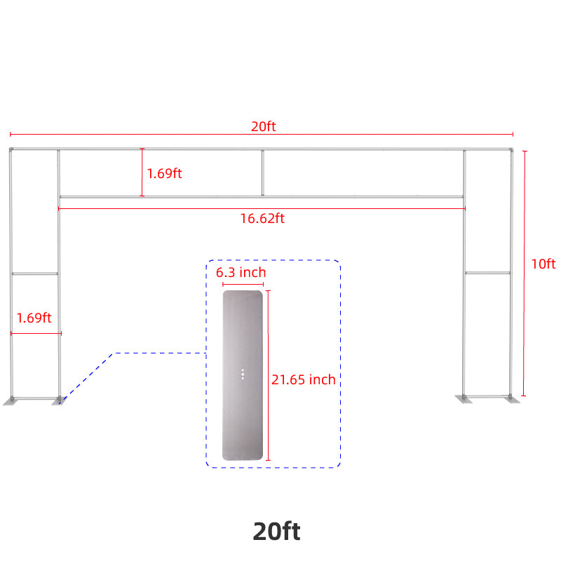 Load image into Gallery viewer, Flat Square Door Arch Stand

