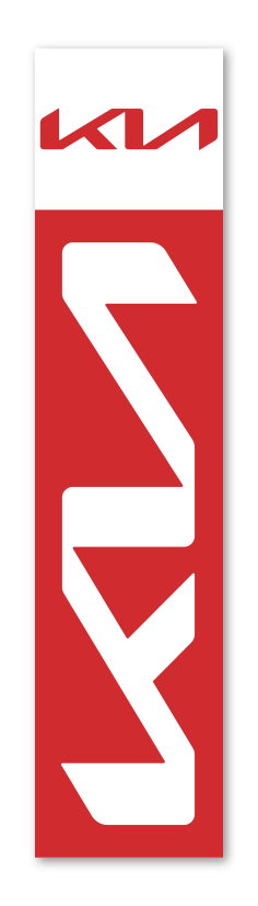 Flat Top Swooper Banner - KIA