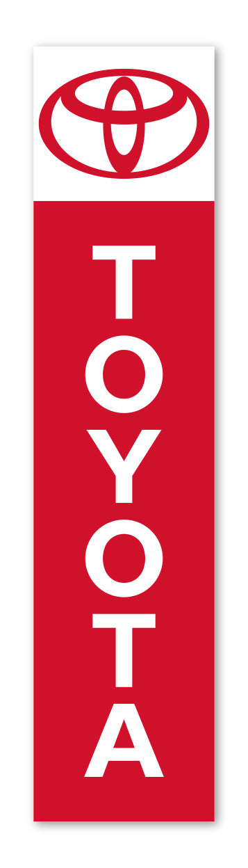 Flat Top Swooper Banner - TOYOTA