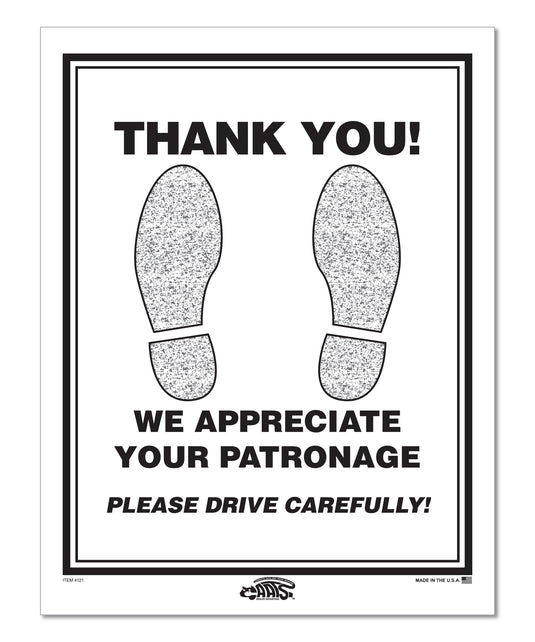 Floor Mat - Paper Footprint - Black, 50#, Box of 500