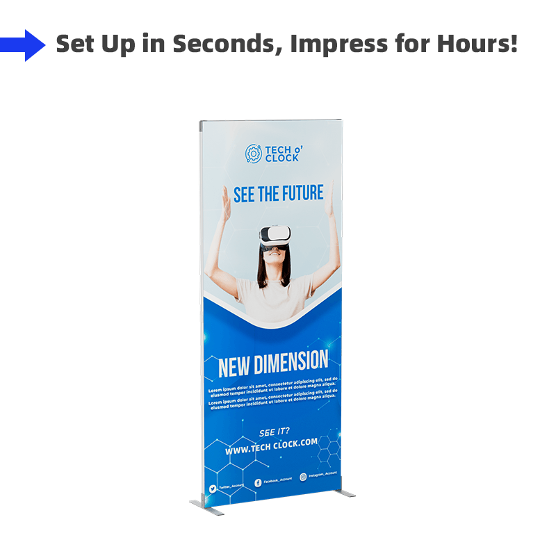 Load image into Gallery viewer, Foldable SEG Fabric Display Stand
