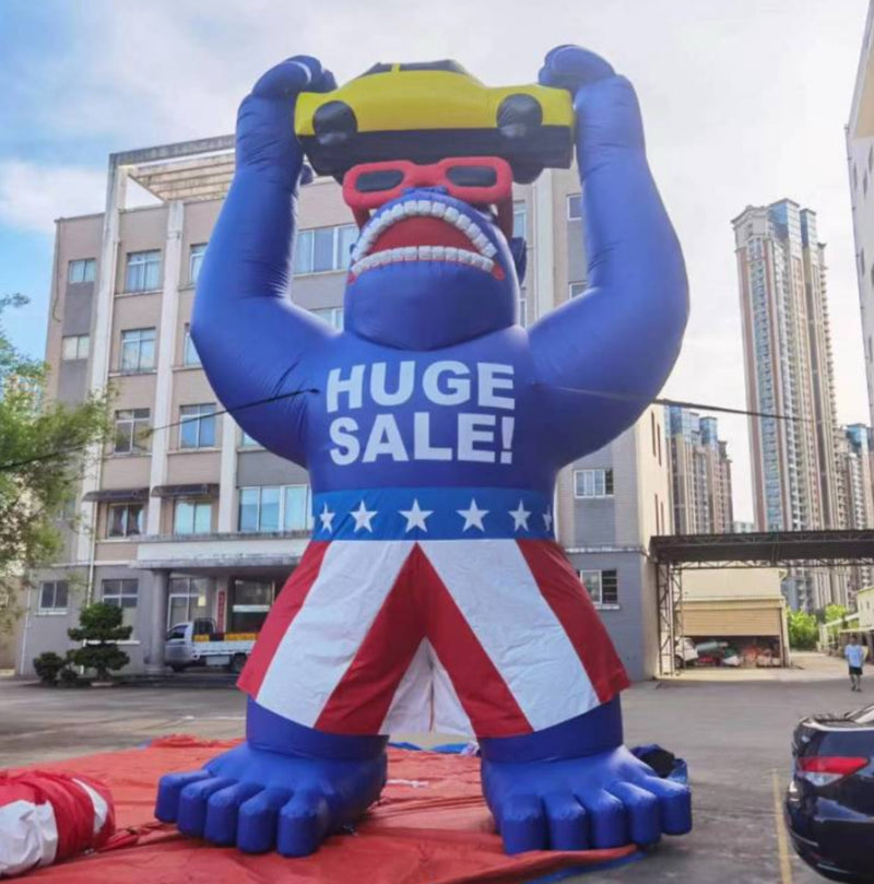 Load image into Gallery viewer, Giant Inflatable Gorilla
