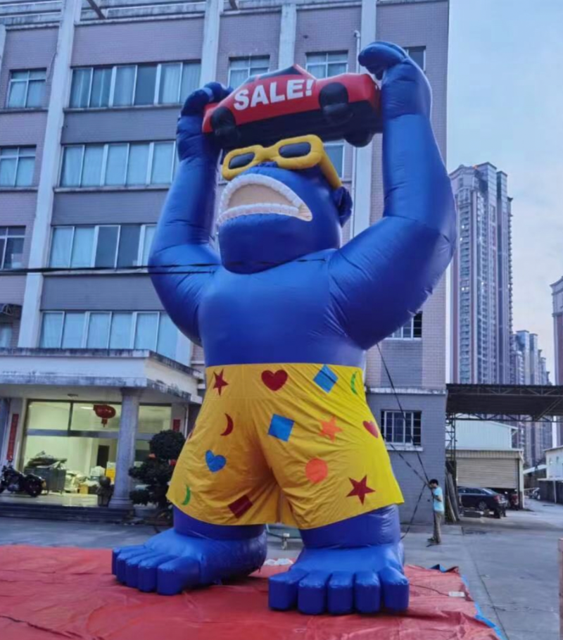 Load image into Gallery viewer, Giant Inflatable Gorilla
