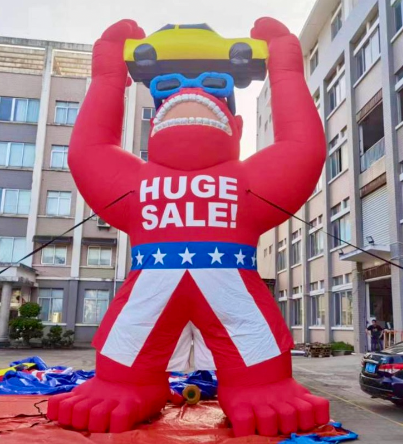 Load image into Gallery viewer, Giant Inflatable Gorilla
