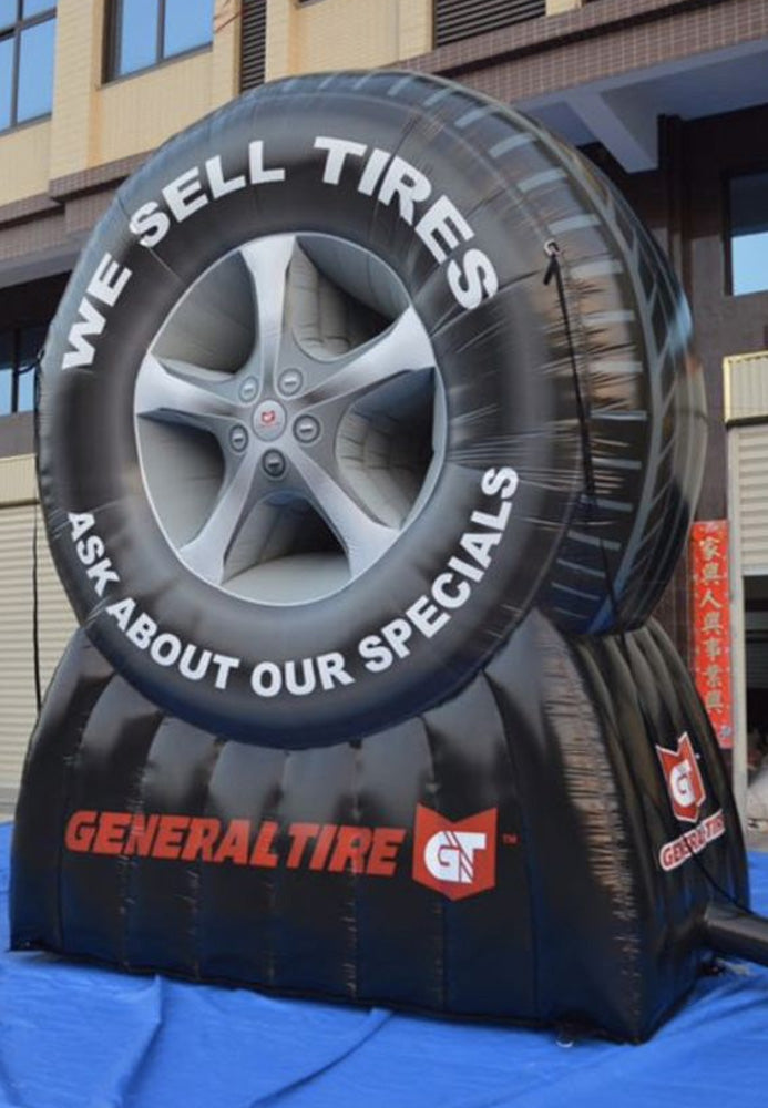 Load image into Gallery viewer, Giant Tire PVC Inflatable
