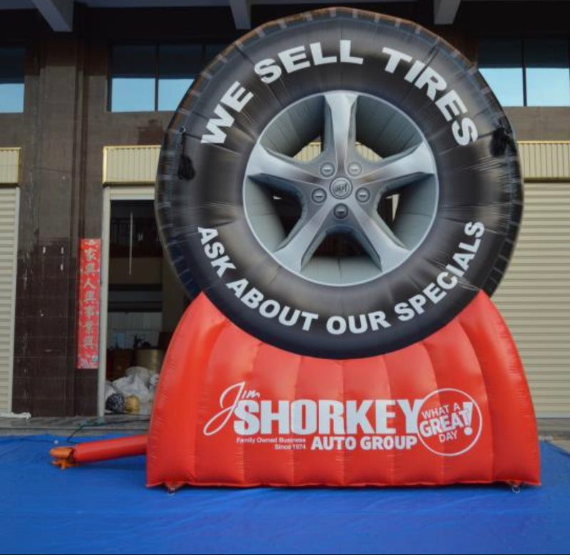 Load image into Gallery viewer, Giant Tire PVC Inflatable
