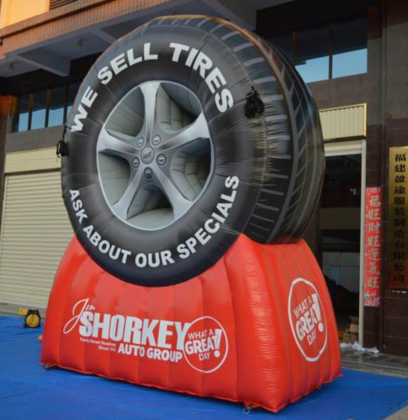 Load image into Gallery viewer, Giant Tire PVC Inflatable
