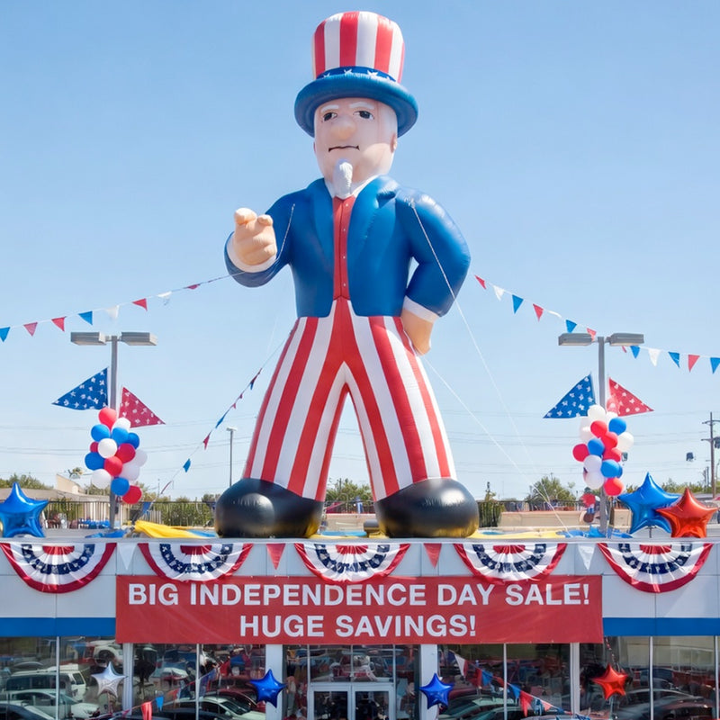 Load image into Gallery viewer, Giant Uncle Sam PVC Inflatable
