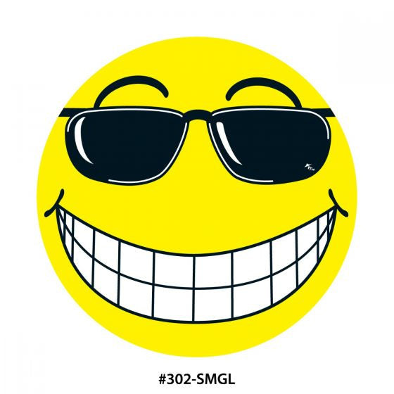 Load image into Gallery viewer, Happy Face w/ Sunglasses Decals
