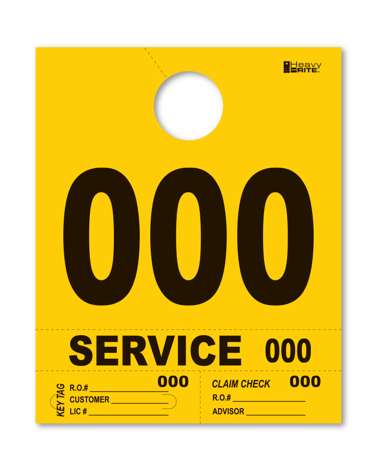 Load image into Gallery viewer, Heavy Brite 4 Part Service Dispatch Numbers
