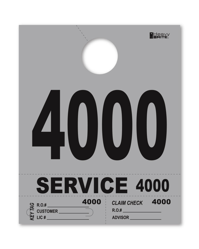 Load image into Gallery viewer, Heavy Brite 4 Part Service Dispatch Numbers ( Gray )
