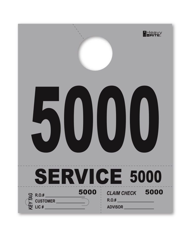 Load image into Gallery viewer, Heavy Brite 4 Part Service Dispatch Numbers ( Gray )
