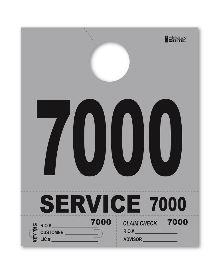 Load image into Gallery viewer, Heavy Brite 4 Part Service Dispatch Numbers ( Gray )
