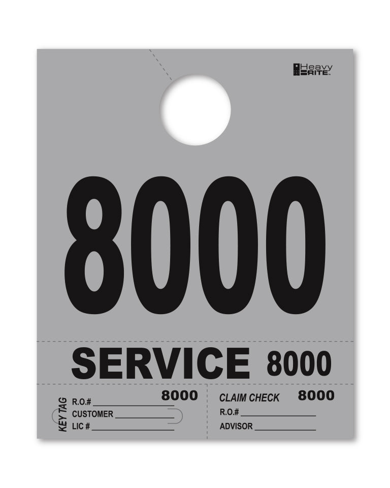 Load image into Gallery viewer, Heavy Brite 4 Part Service Dispatch Numbers ( Gray )
