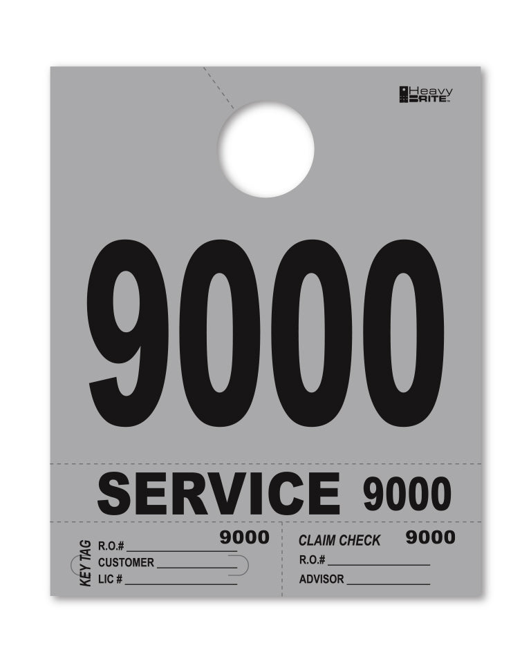Load image into Gallery viewer, Heavy Brite 4 Part Service Dispatch Numbers ( Gray )
