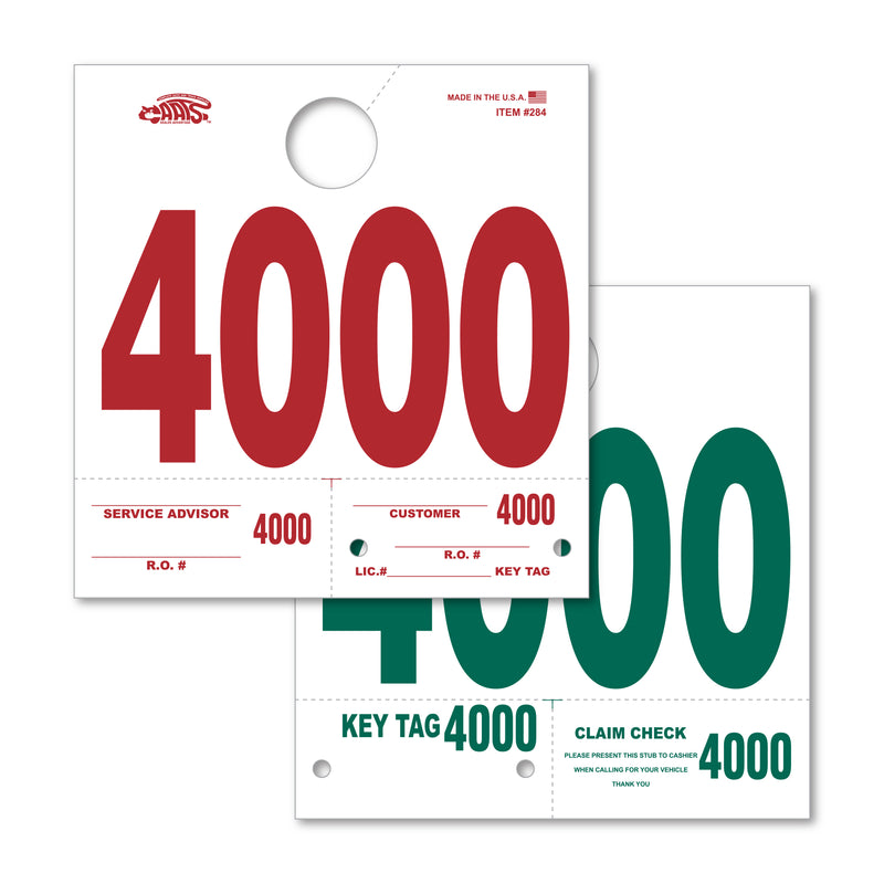 Load image into Gallery viewer, Heavy Stock Side Padded Dispatch Numbers
